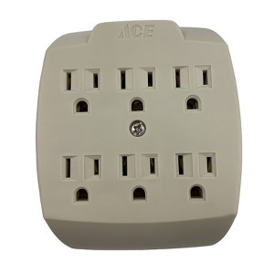 Projex Grounded 6 outlets Adapter - 1 of 1