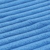 Unique Bargains Corduroy Modern Solid Striped Couch Sofa Home Decorative Pillow Covers 2 Pcs - 3 of 4