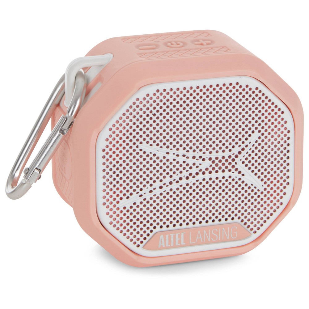 Altec Lansing HydraTrek Bluetooth Waterproof Speaker - Coral Pink