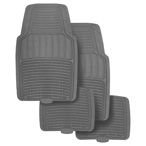 Rubbermaid Rubber Floor Mats Gray 4pk Target