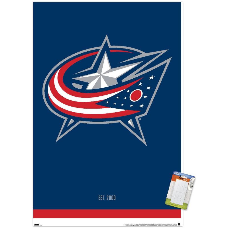 Trends International NHL Columbus Blue Jackets - Logo 21 Unframed Wall Poster Prints, 1 of 7