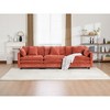 Cloud Sofa 3-Seater, Modular Sectional Couch with Chenille Fabric & High-Elastic Double-Layer Cushions â€ - 2 of 4