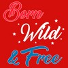 Girl's Lost Gods Born Wild And Free T-Shirt - 2 of 4