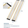 Aluminum Shed Ramps 2PCS, Lightweight Loading Ramps with Anti-Slip Rubber Pads for Motorcycle, Tractor, Trucks, Lawn Mower - 2 of 4