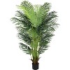MaseiKar 6 Ft Artificial Tropical Palm Tree With 24 Removable Leaves - Large Faux Plant for Indoors and Outdoors, Silk Housewarming Gift - 3 of 4