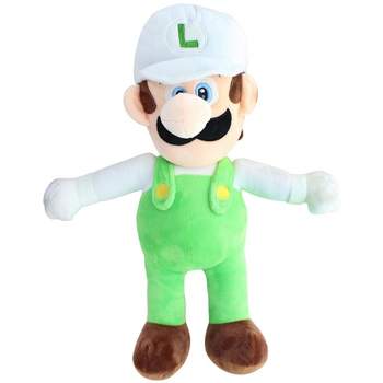 Chucks Toys Super Mario 16 Inch Character Plush | Fire Luigi