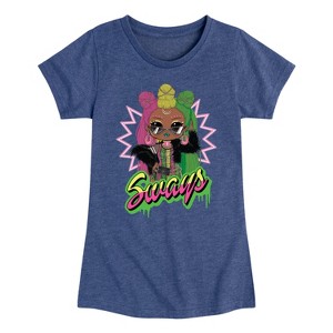 Girls' - LOL Surprise! - Sways Spray Paint Fitted Short Sleeve Graphic T-Shirt - 1 of 4