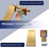 WOWOW Single Handle Wall Mounted Waterfall Bathroom Basin Faucet - 4 of 4