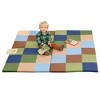 ECR4Kids Softzone Patchwork Toddler Foam Play Activity Mat, 58" Square - 3 of 4