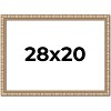 PosterPalooza | 28x20 Modern Bamboo Picture Frame, UV Acrylic, 5 Finishes - 2 of 4