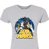 Women's - Star Wars - Luke and Friends Retro Group Fitted Graphic T-Shirt - 2 of 3