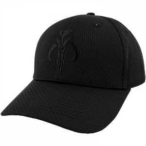 Adult Star Wars Boba Fett Mythosaur Black on Black Snapback Hat - 1 of 4