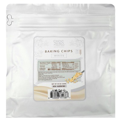 ChocZero Baking Chips, White, 20 oz (560 g)