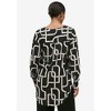 ellos Plus Size Notch V-Neck Tunic - 3 of 4