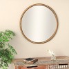 33"x33" Wooden Ribbed Wall Mirror Brown - Olivia & May: Contemporary Style, No Assembly Required - 2 of 4