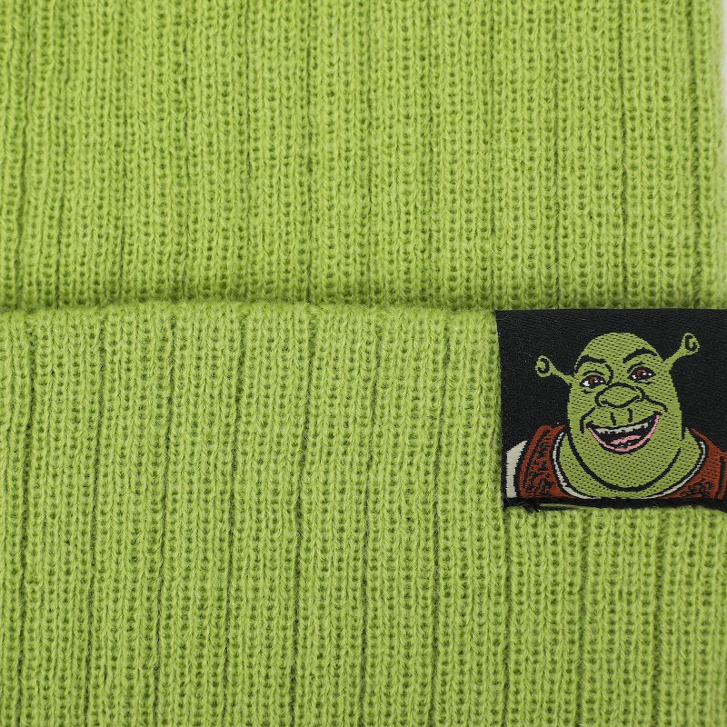 Shrek 3D Cosplay Adult Knit Beanie, 2 of 5