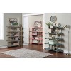 56.75" Prista 5 Tier Display Shelf Antique Blue/Gold - miBasics: Room Divider, Metal Frame, Fixed Shelves - 4 of 4