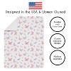 Sweet Jojo Designs Girl Toddler Bedding Set Butterfly Blush Pink and Purple 5pc - 4 of 4