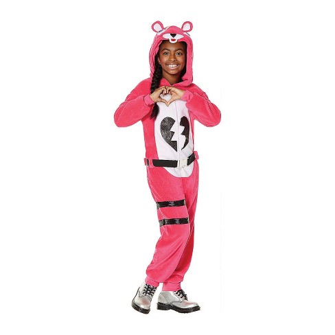 Fun World Girls' Fortnite Cuddle Team Leader Costume : Target