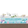 Big Dot of Happiness Narwhal Girl - Under The Sea Happy Birthday Decorations Party Banner - 3 of 4