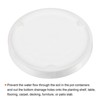 Unique Bargains Indoor Outdoor Ceramic Round Flower Drip Tray Plant Pot Saucer 1 Pc - 4 of 4