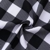Buffalo Plaid Gingham Farmhouse Kitchen Curtains for Bathroom - 2 of 2