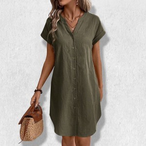 sachin and babi light blue dress Midi Black Wrap Shirt Dress With Pockets | concept A trois