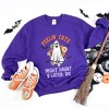 Simply Sage Market Women's Graphic Sweatshirt Might Haunt U Later - 3 of 4