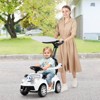 Safstar 3-in-1 Sliding Walker w/ Adjustable Canopy Horn Music & Light for Boys & Girls - 4 of 4