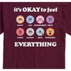 Men's - Instant Message - Its Okay To Feel Everything Short Sleeve Graphic T-Shirt - 2 of 4