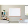 Aarco Products Magnetic Dry Erase Board 36" Hx48 W Porcelain White Marker Board with Red Oak Frame - 2 of 2