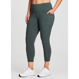 RBX Active Women's Tech Flex High Waisted Squat Proof 7/8 Leggings with Pockets - 1 of 4