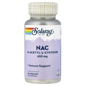 Solaray NAC, 600 mg, 60 VegCaps - 1 of 4