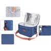 REGALWOVEN Leakproof Insulated Reusable Adjustable Shoulder Strap Lunch Bag 10.2 x 6.7 x 7.1 Inches - 4 of 4
