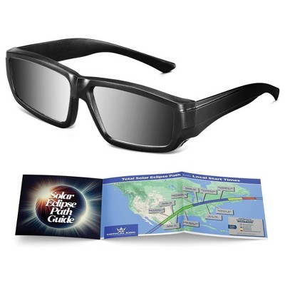 Solar Eclipse Glasses 1 Pack CE and ISO Certified 2024 Safe Shades for Direct Sun Viewing - Solar Filters Glasses - MedicalKingUsa