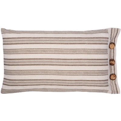 Darlon Pillow - Beige/White - 12" X 20" - Safavieh
