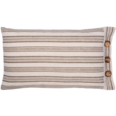 Darlon Pillow - Beige/White - 12" X 20" - Safavieh