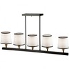 Artcraft Lighting Coco 5 - Light Island Pendant Light in  Gold/Black - 3 of 4