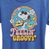 Women's - Peanuts - Feelin' Groovy Snoopy and Woodstock Short Sleeve Graphic T-Shirt - 2 of 4