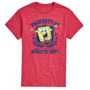 Men's - Spongebob Squarepants - Property Of Bikini Bottom Athletic Department Short Sleeve Graphic T-Shirt - 1 of 4