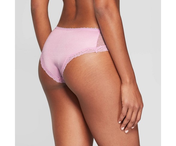 Buy Women's Lace and Dot Mesh Cheeky - Auden™ Dancing Orchid