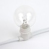 Novelty Lights 100 Feet Heavy Duty Light Strings and Sets with 100 In-Line E12 Sockets, White Wire PVC Stringer, 12" Spacing, Non-Connectable - 4 of 4