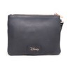 Disney Wallet, Double Pocket Wristlet, Mulan Script Debossed, Castle Emblem Rose Gold, Black, Vegan Leather - 3 of 4