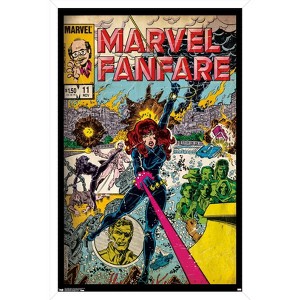 Trends International Marvel Comics - Black Widow - Marvel Fanfare #11 Framed Wall Poster Prints - 1 of 4