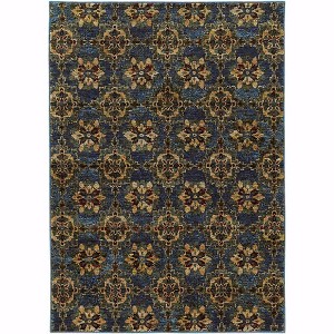 Oriental Weavers Andorra 6883C Blue/ Gold Indoor Area Rug - 1'10" x 3'2" - 1 of 4