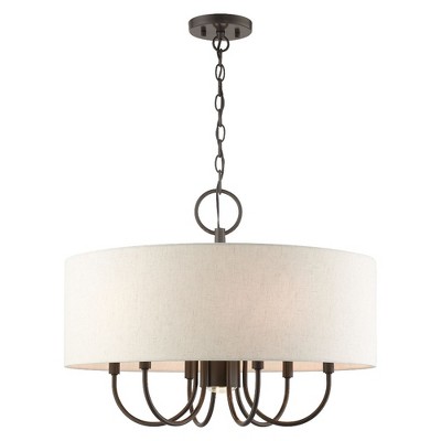 Livex Lighting Blossom 7 - Light Pendant in  English Bronze