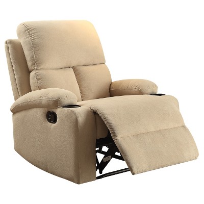 Rosia Linen Recliner Beige - Acme Furniture