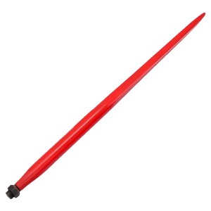 Hay Spear 49" Bale Spear 4000 lbs Capacity, Quick Attach Square Hay Bale Spears, Hay Handing Equipment, Bale Hay Spike with Hex Nut & Sleeve - 1 of 4