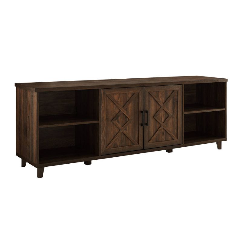 Whitton Modern Transitional Geometric 2 Door TV Stand for TVs up to 80" - Saracina Home, 4 of 12