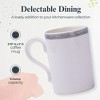 Portmeirion Potter's 9oz Brushstroke Breakfast Mug, Set of 4, Elegant Earthenware Tea Mugs with Handle, Ideal Gift for Coffee Lovers - Grey - 4 of 4